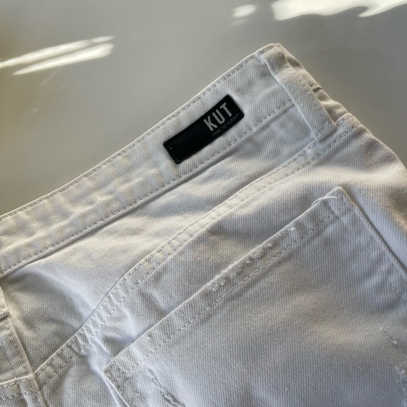 KUT Button-fly white shorts - Picture 4 of 6